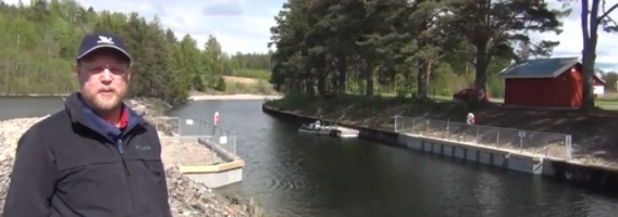Fish Barrier at Telemark Canal, Norway