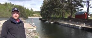 Fish Barrier at Telemark Canal, Norway